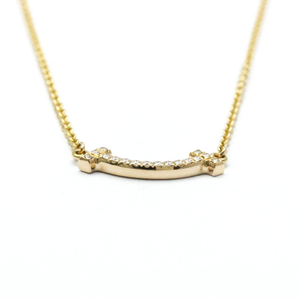 TIFFANY 18k Gold Diamond Necklace - Picture 12 of 13